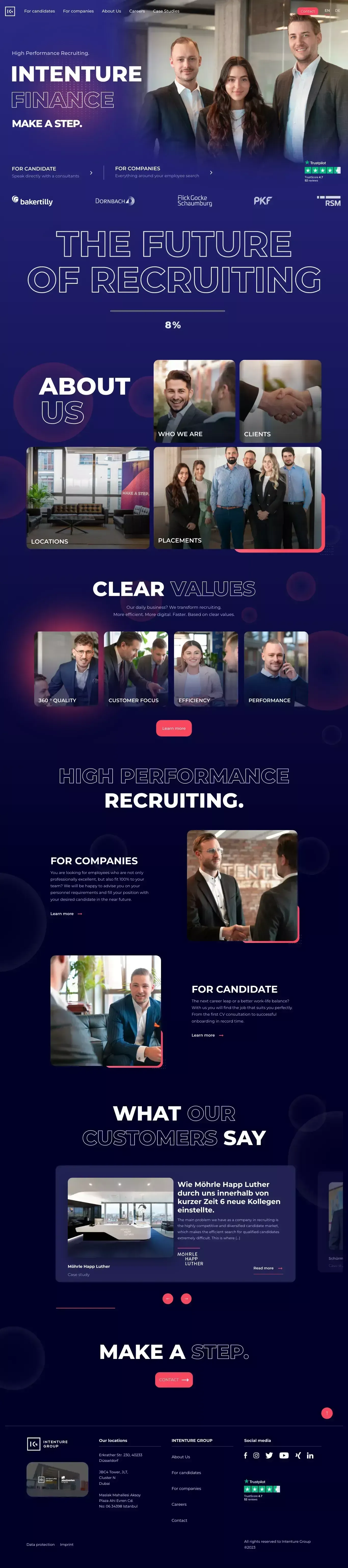 Home | INTENTURE GROUP - website design