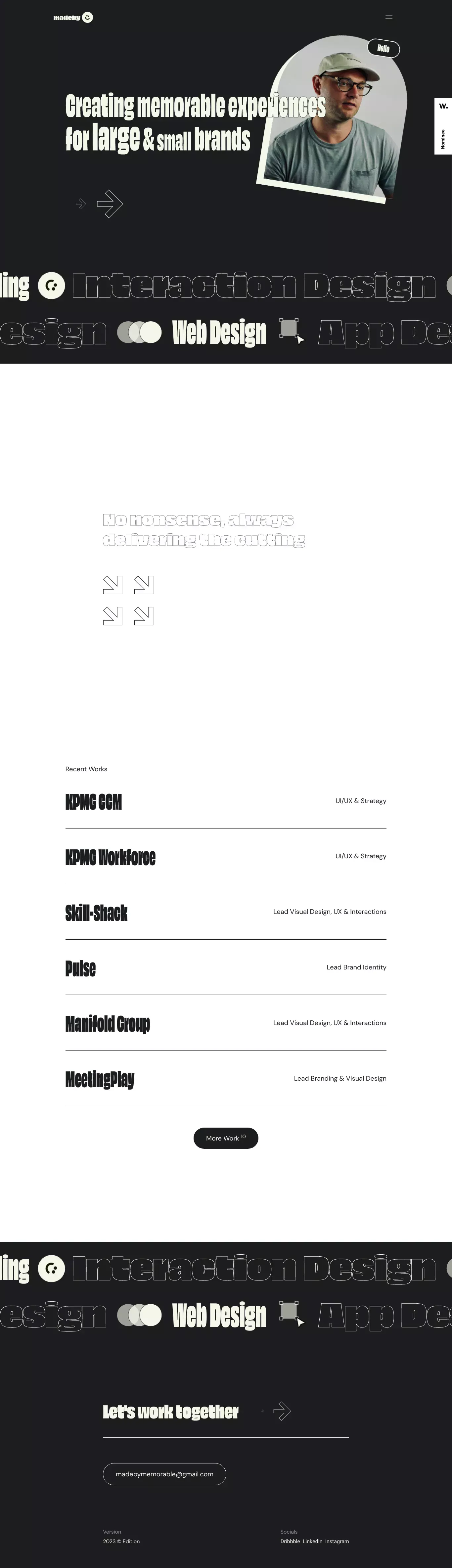 Expert Visual Design, Web, and App Design Services – Made by Memorable - Portfolio design