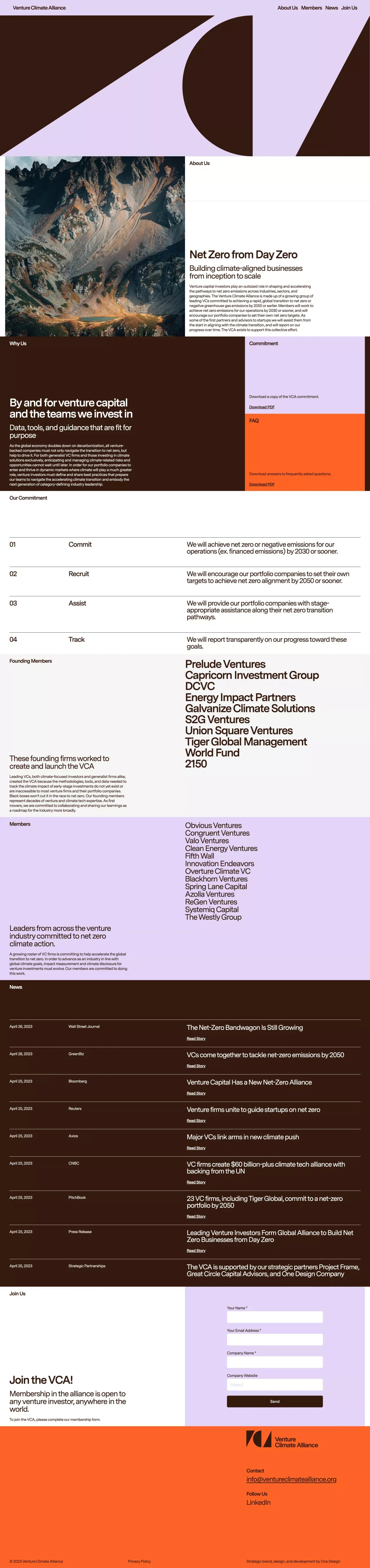 Home | Venture Climate Alliance - Portfolio design