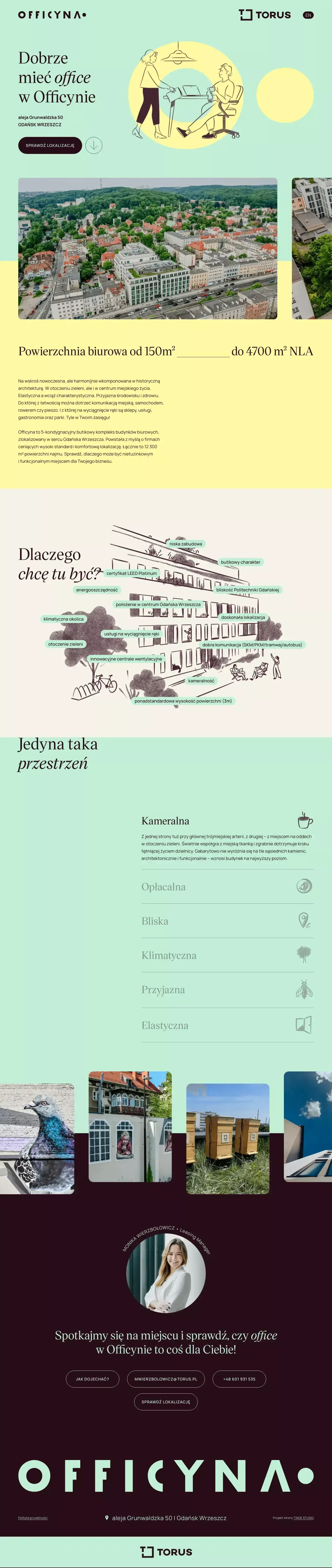 Officyna Gdańsk Wrzeszcz - Officyna - Landing design