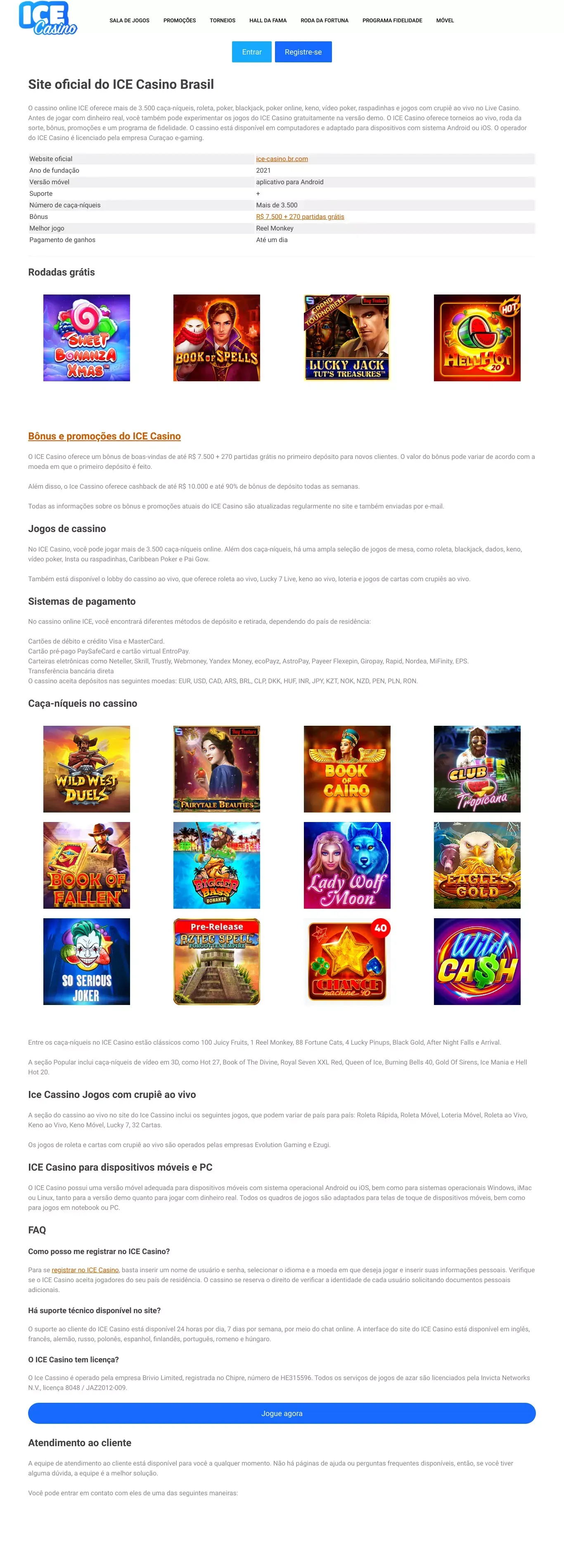 Ice Casino Brasil - Registro no cassino ➡️ Clique! - website design