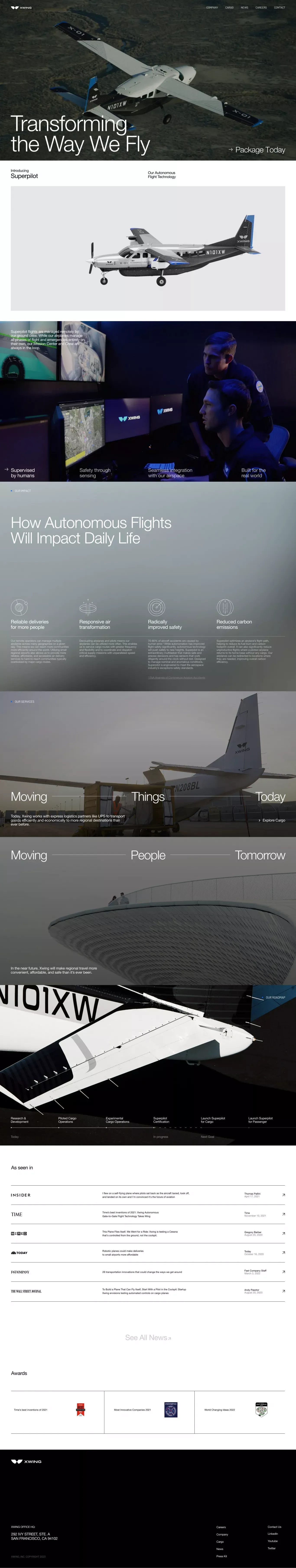 Xwing - Transforming the Way We Fly - Landing design