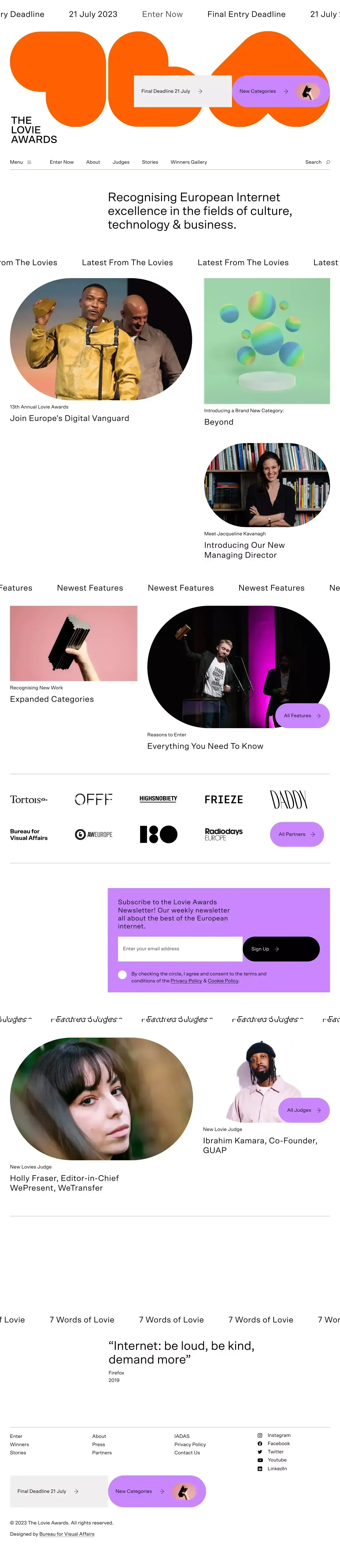 The Lovie Awards - Other design