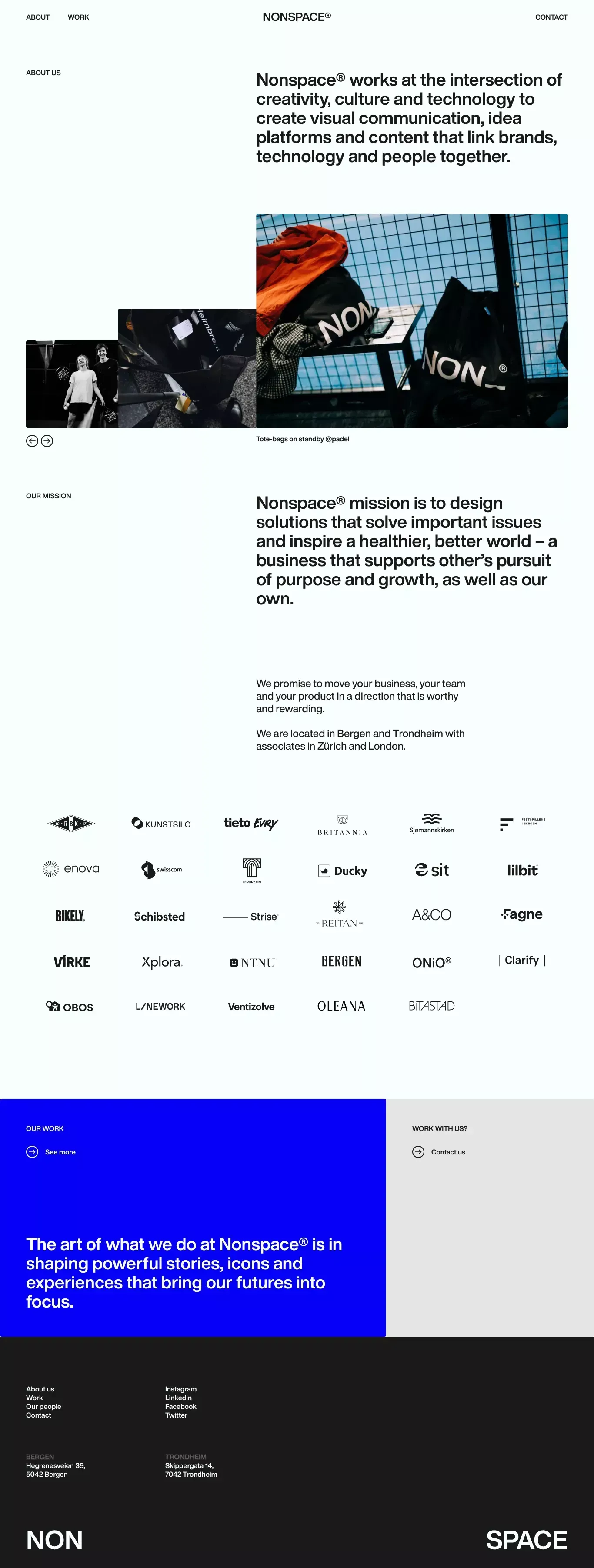 About us | Nonspace® - About Us  design