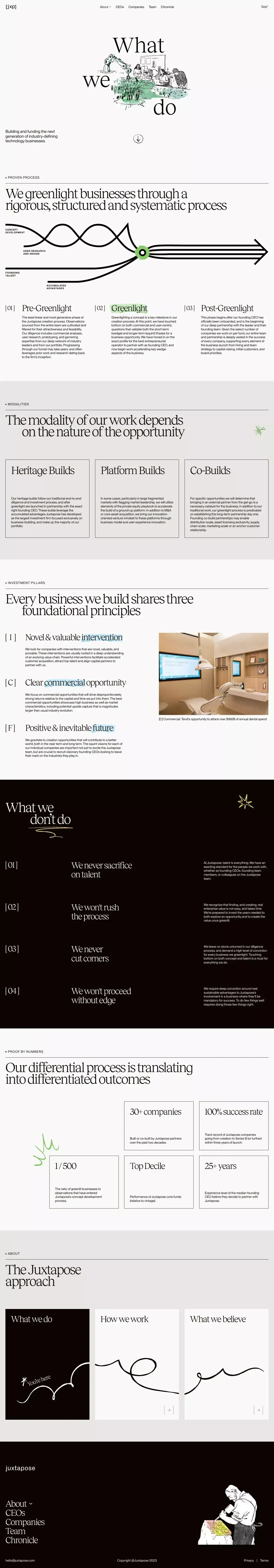 What We Do | Juxtapose - About Us  design