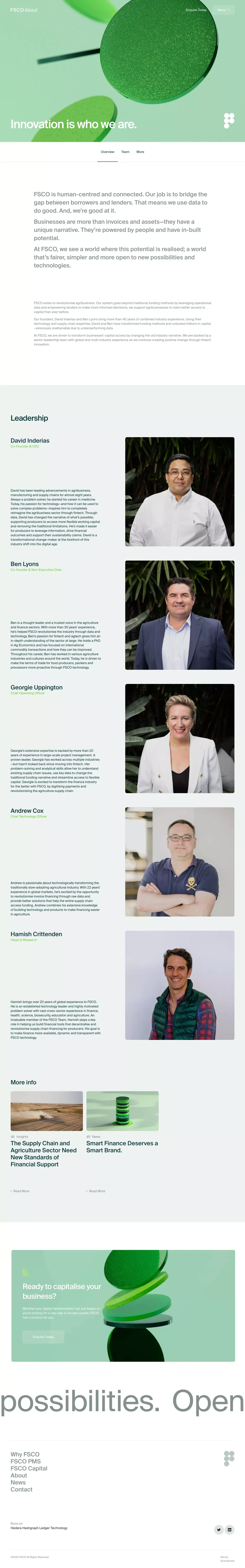 About FSCO / FSCO - About Us  design