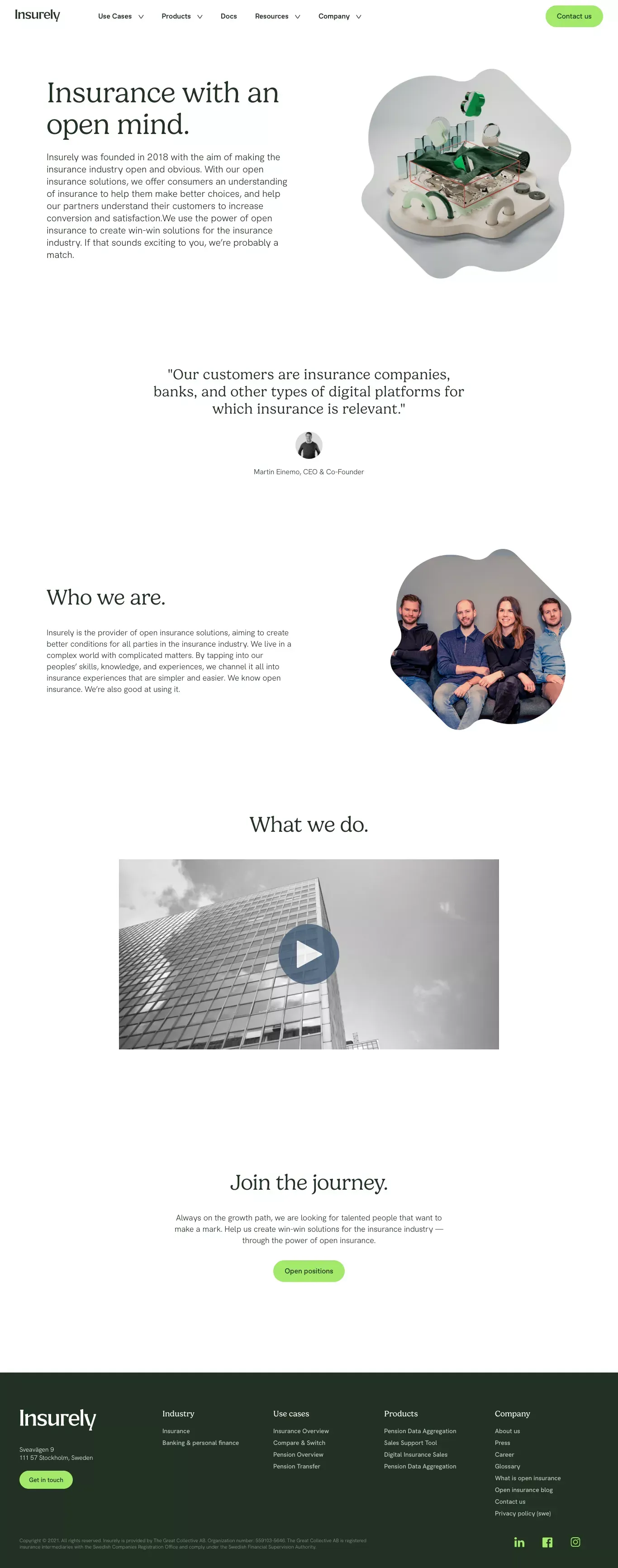 About us | Insurely - About Us  design