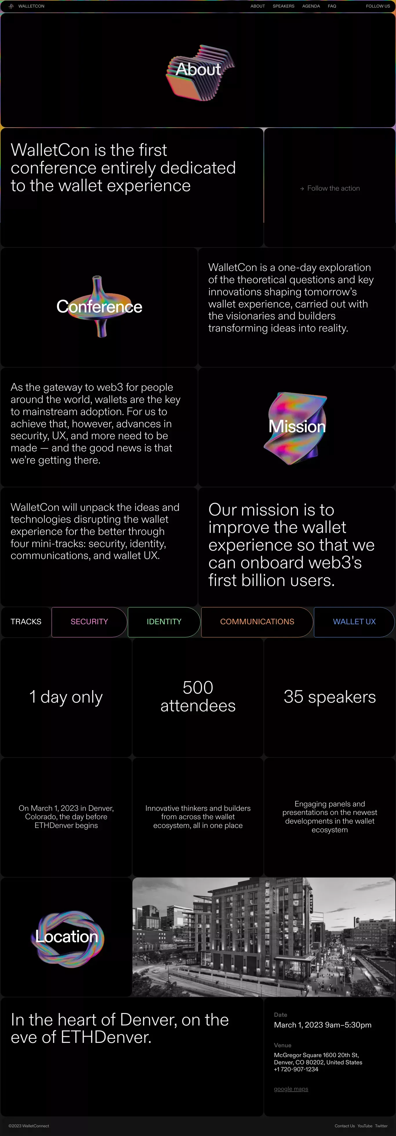 WalletCon | About - About Us  design