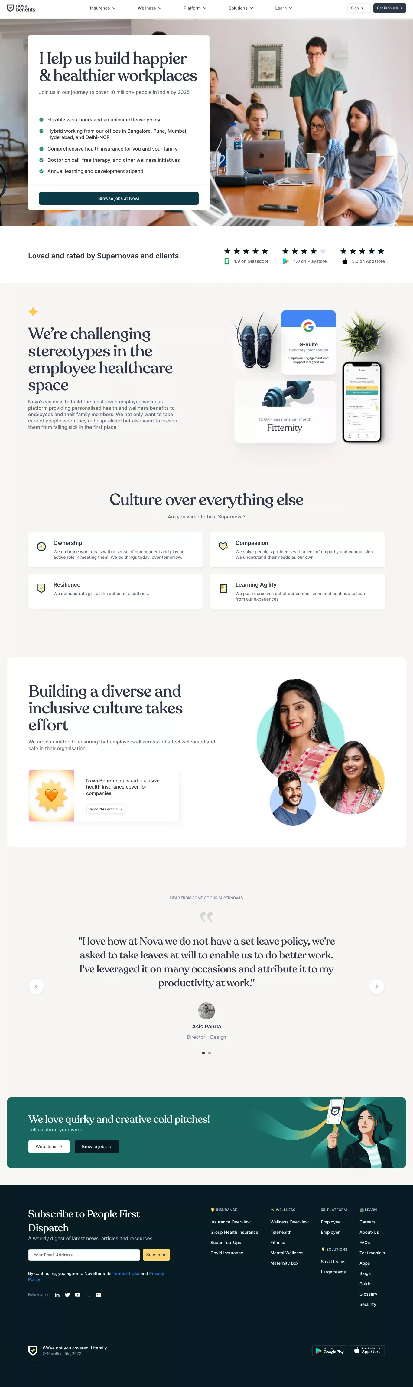 Careers - Nova Benefits - Career design