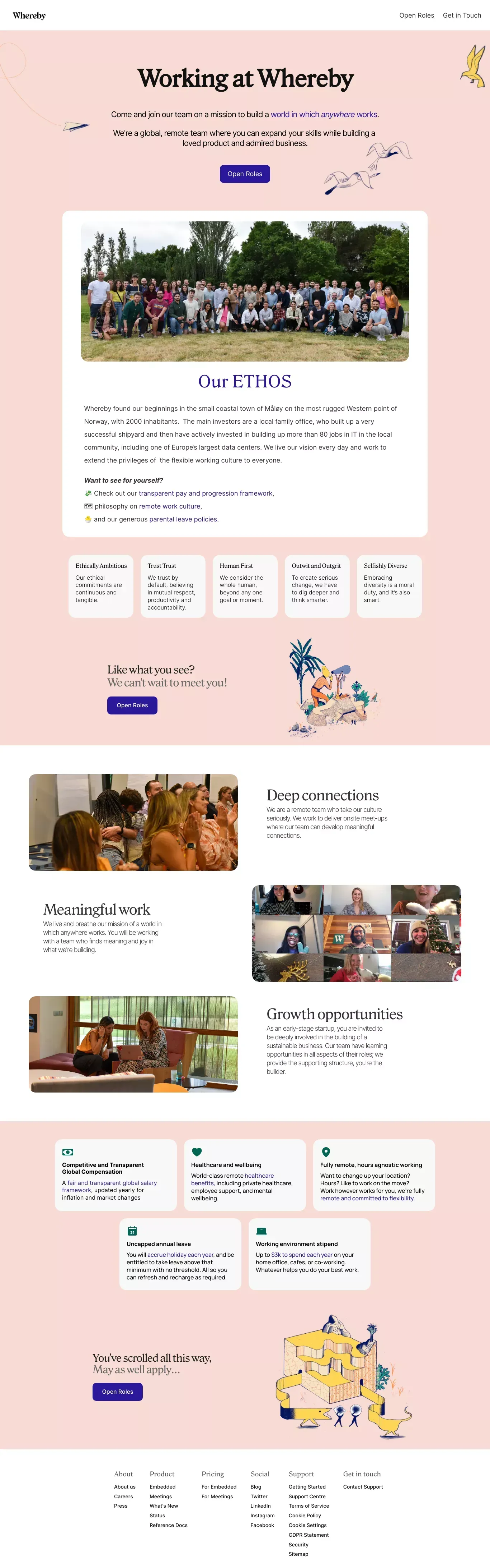 Careers at Whereby - Career design