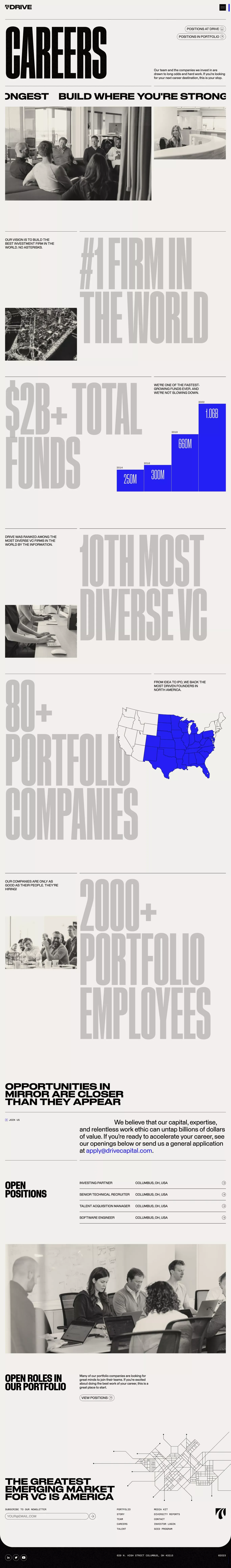 Drive Capital - Careers - Career design