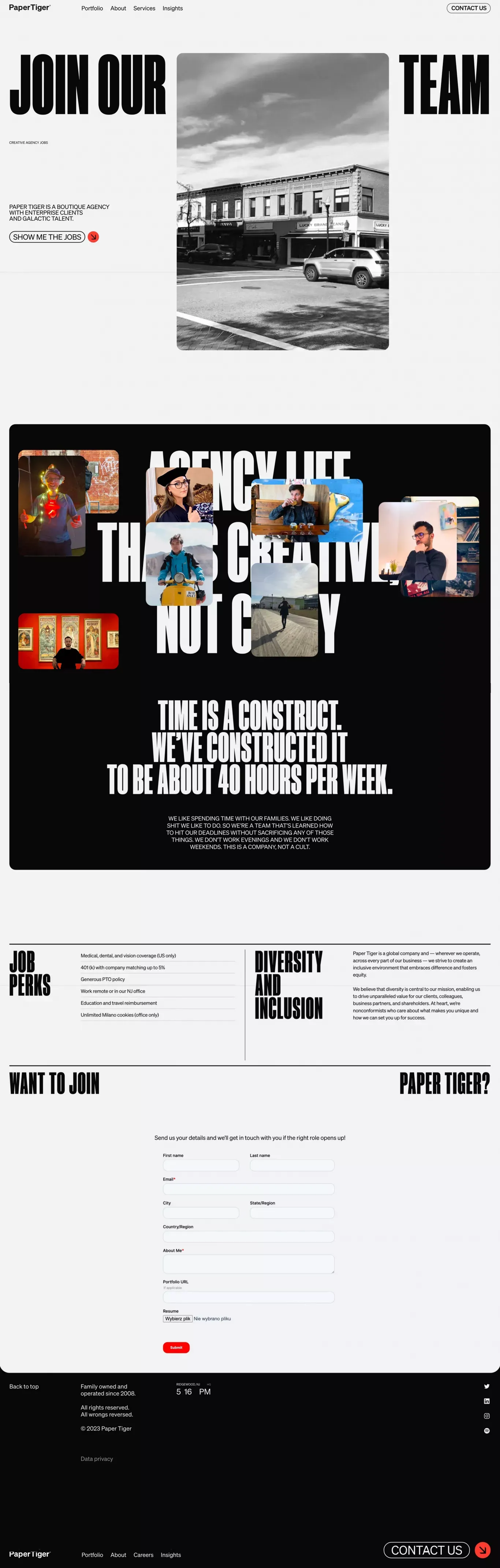 Creative Agency Jobs | Paper Tiger - Career design