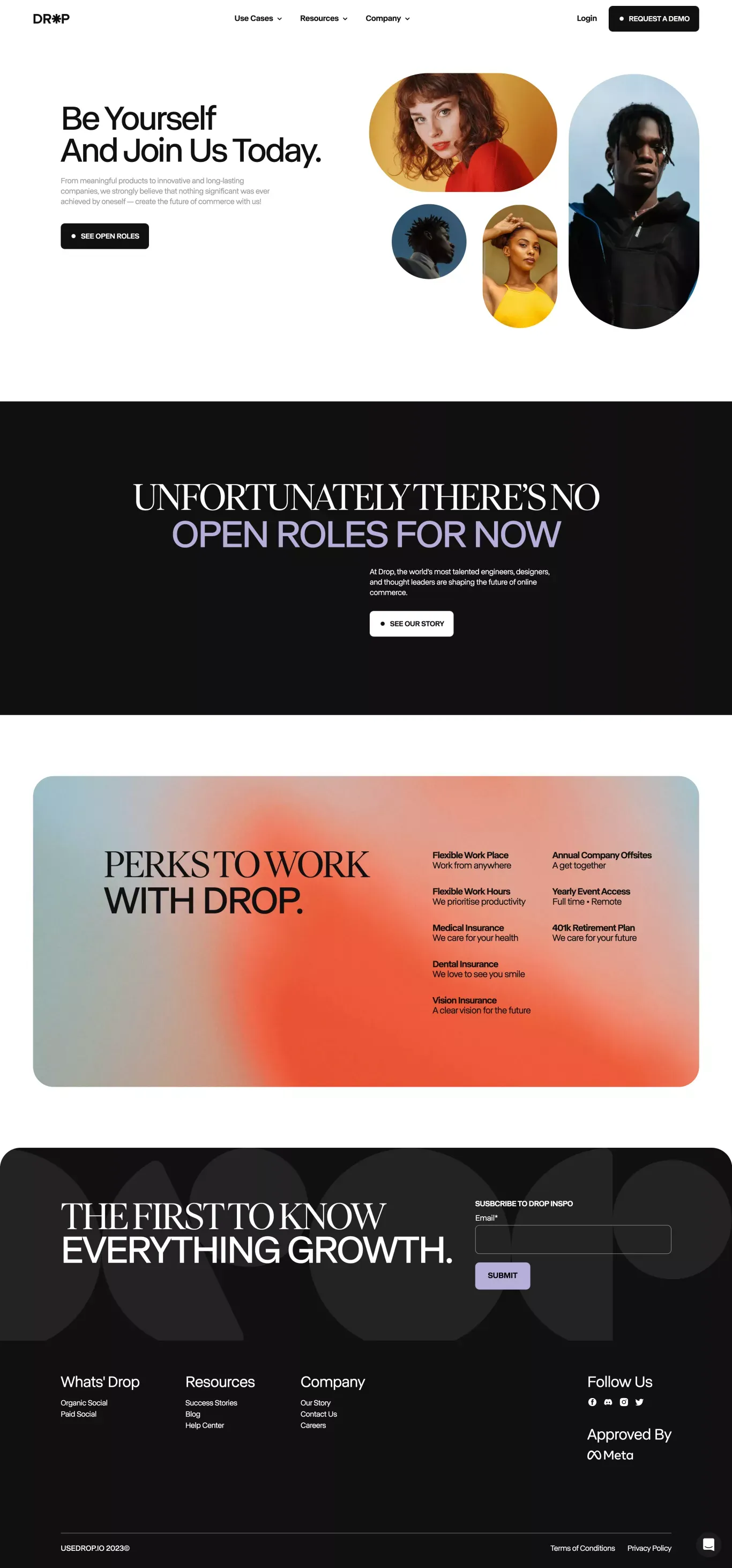 Drop - Careers - Career design