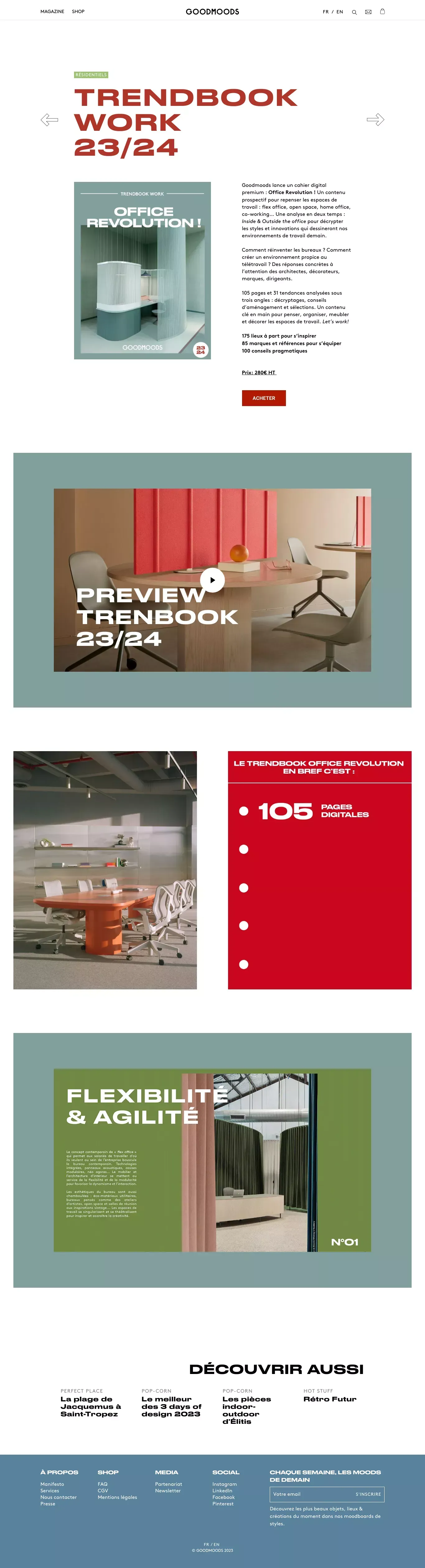 Trendbook Lifestyle 2022 / 2023 "Rétro-fantaisie" - Blog Post design