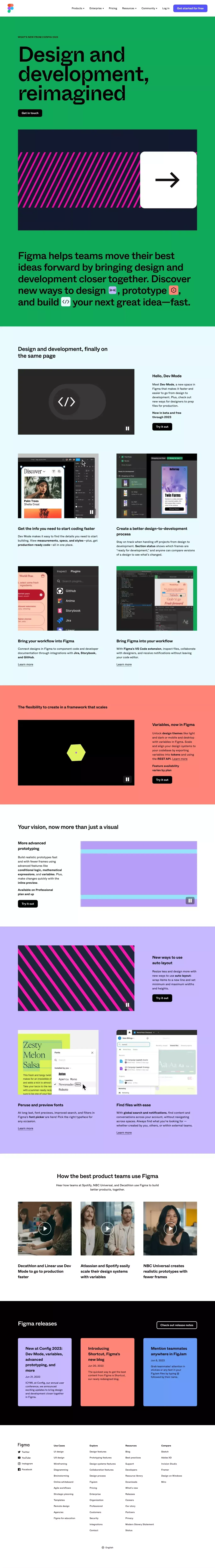 What's New in Figma - Landing design