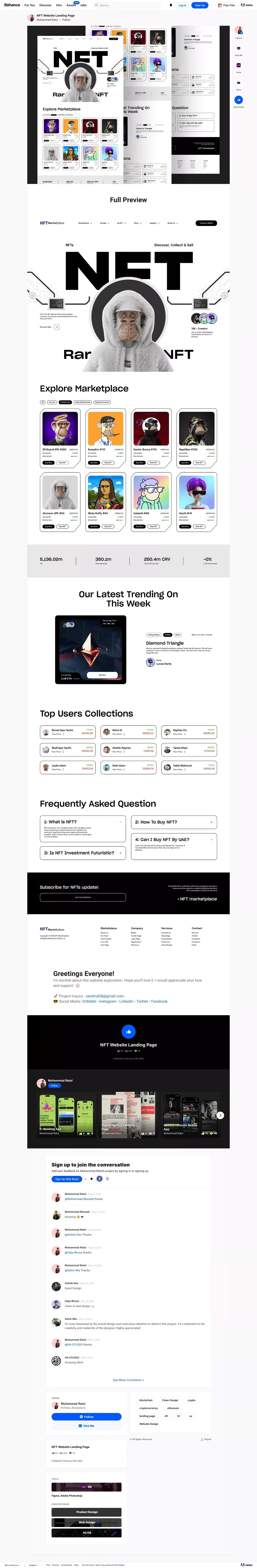 Behance - Portfolio design
