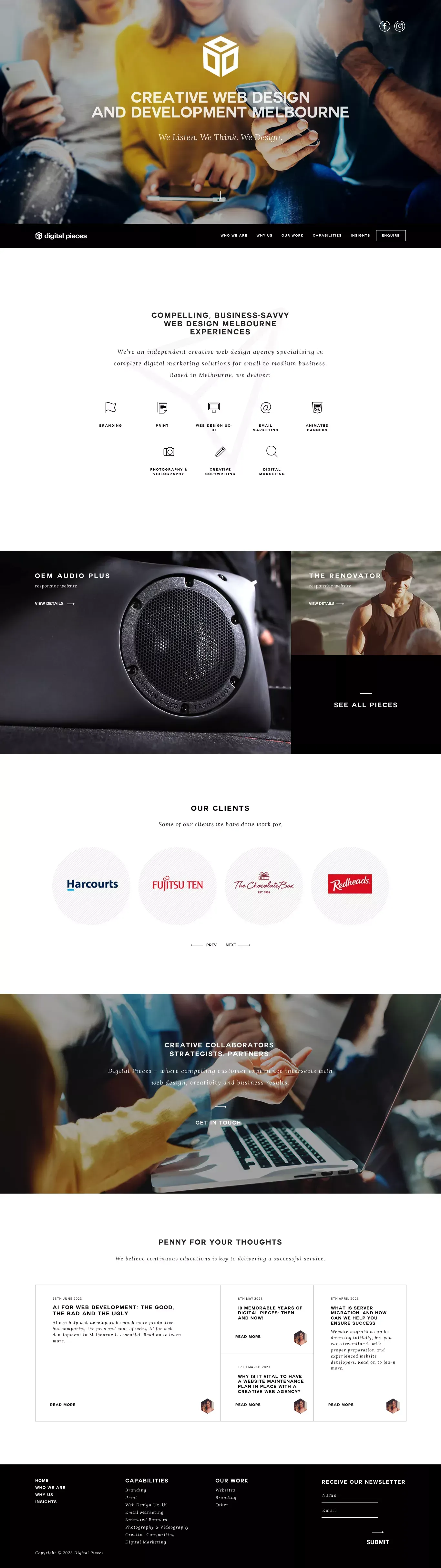 Web Design Melbourne | Digital Agency Melbourne | Digital Pieces - website design