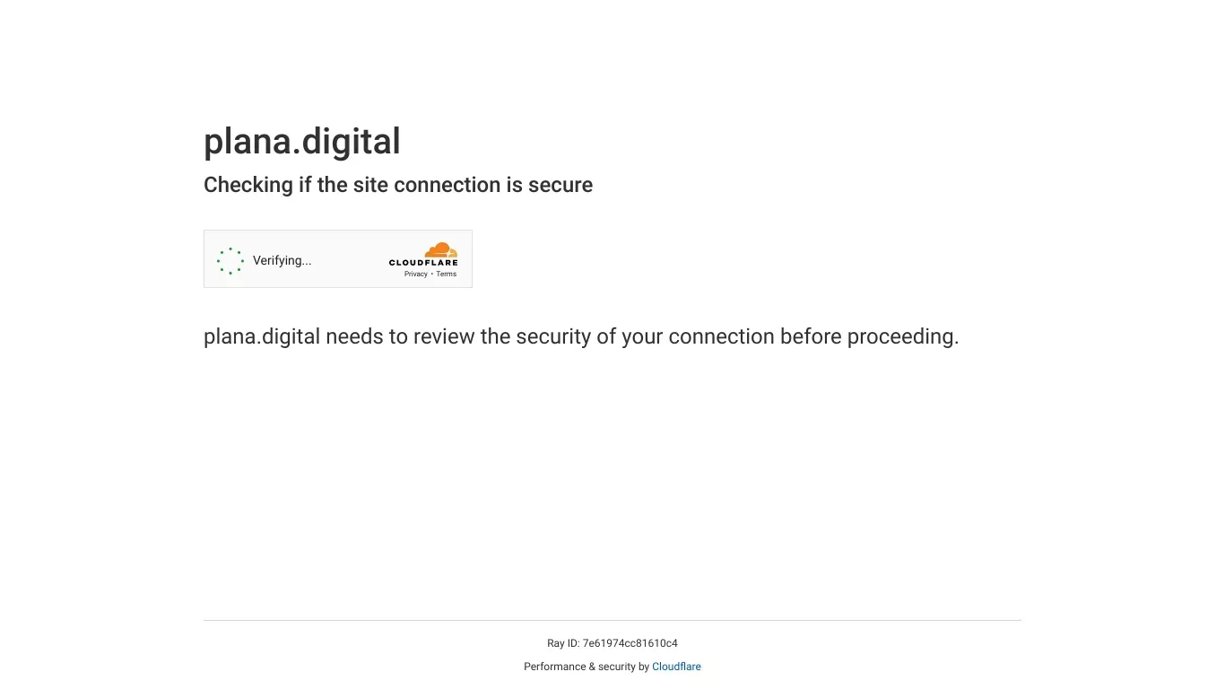 PLANA - website design