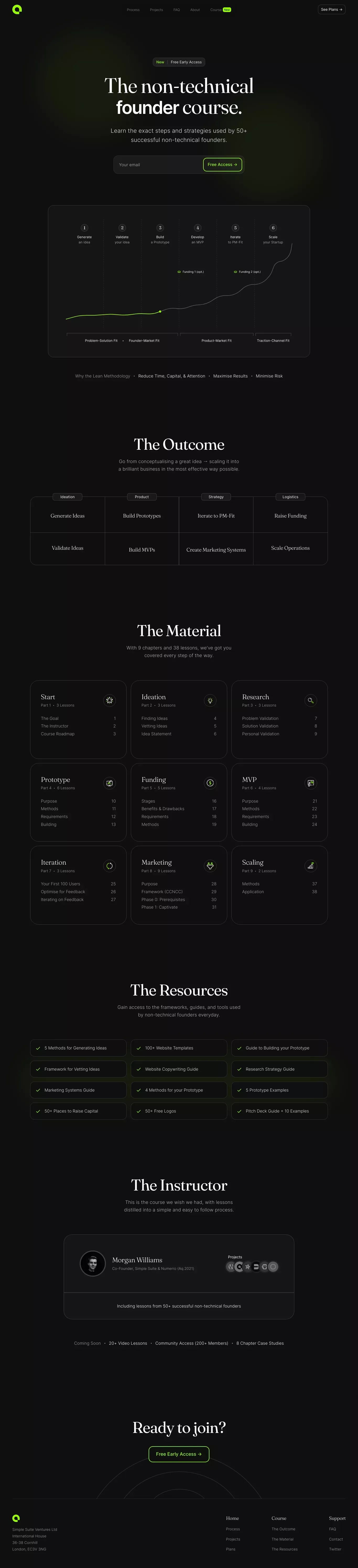 The Non-Technical Founder Course - Other design