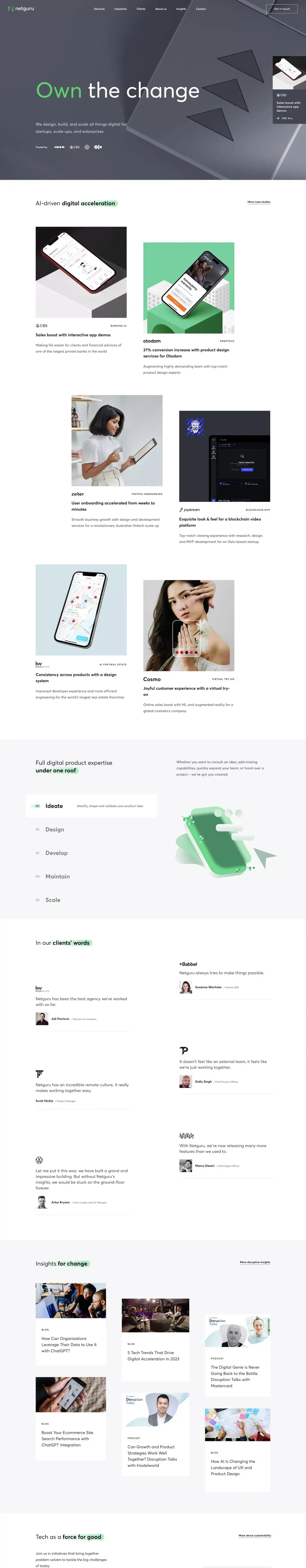 Digital Acceleration Company | Netguru - Other design