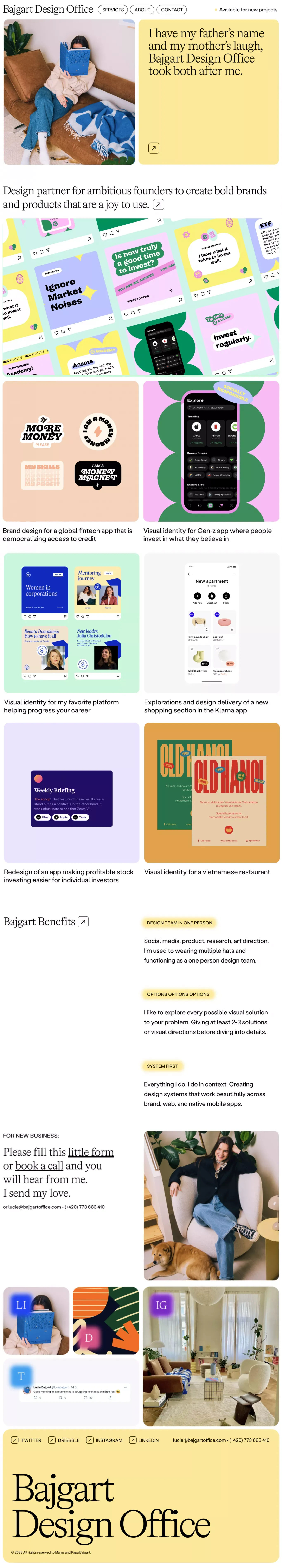 Bajgart Design Office - Brand & Product Design - Portfolio design