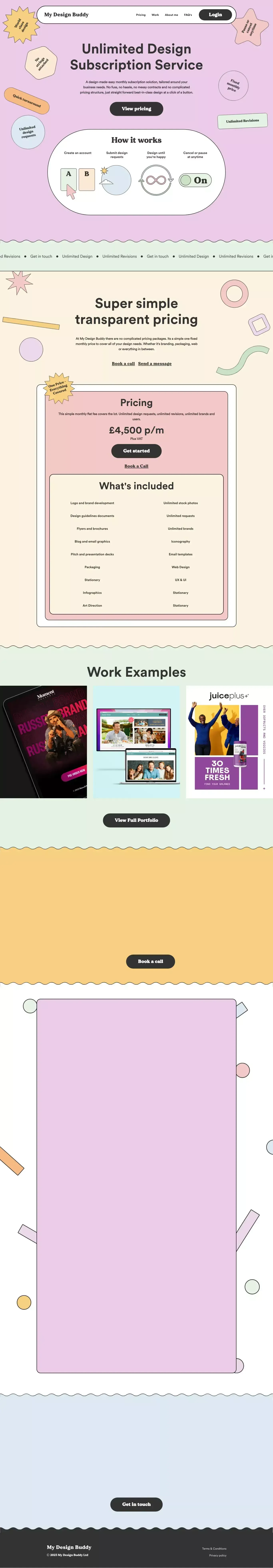 My Design Buddy - website design