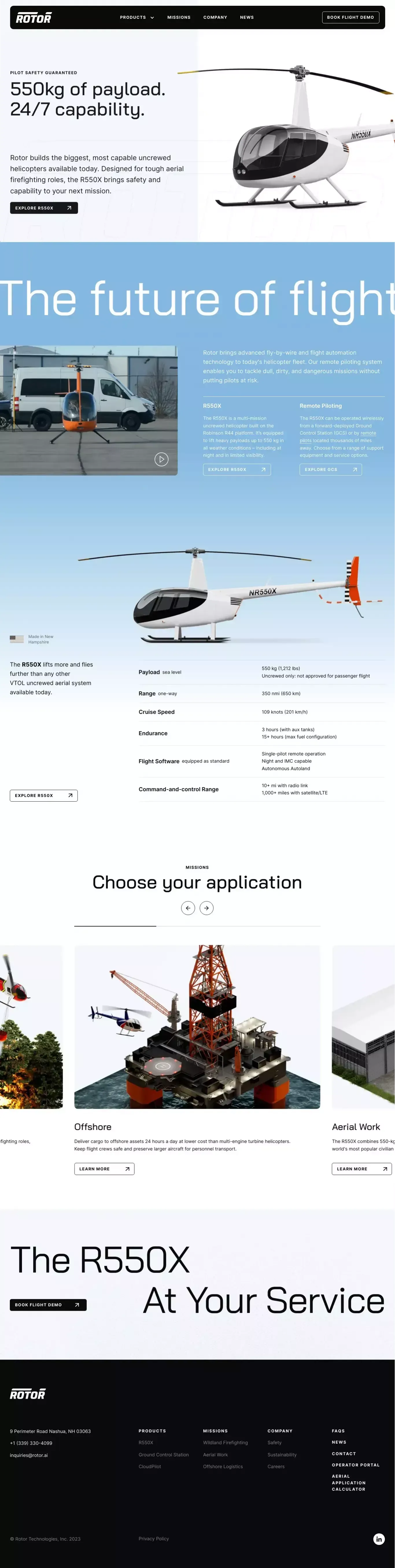 Rotor | The Future of Flight - Landing design