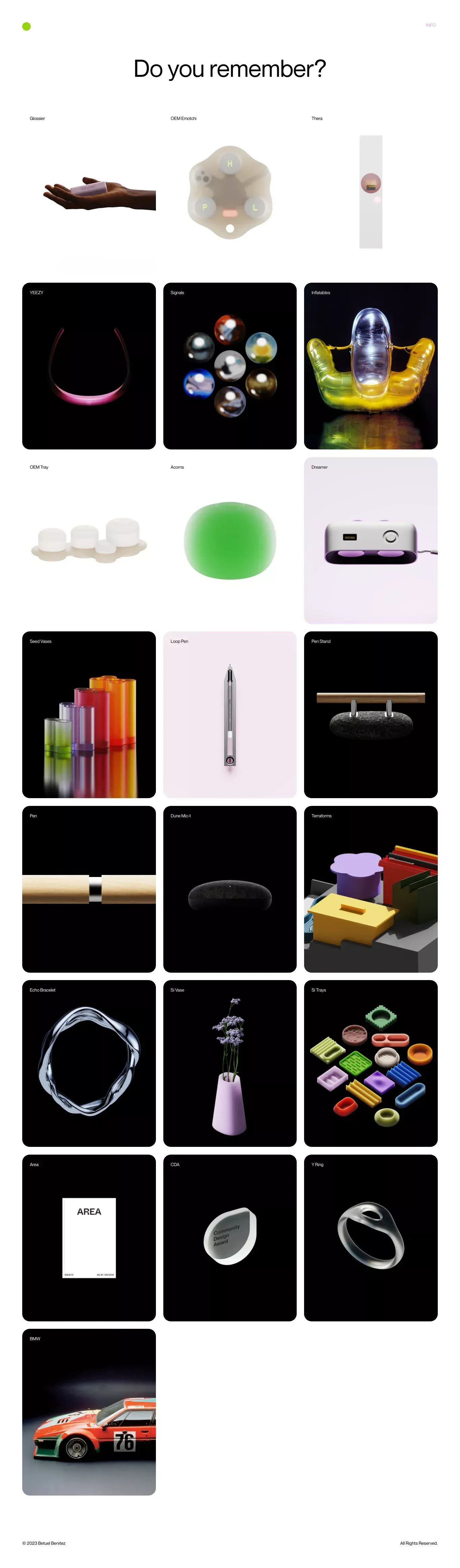 Betuel Benitez - Portfolio design