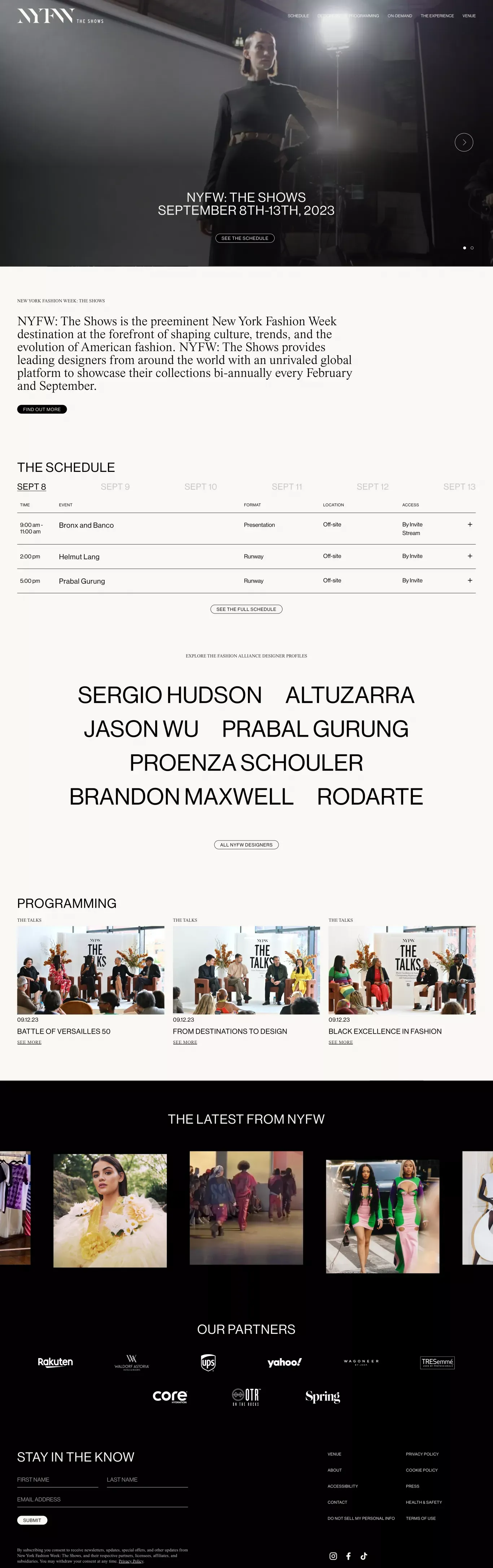 NYFW: The Shows - Home - Other design