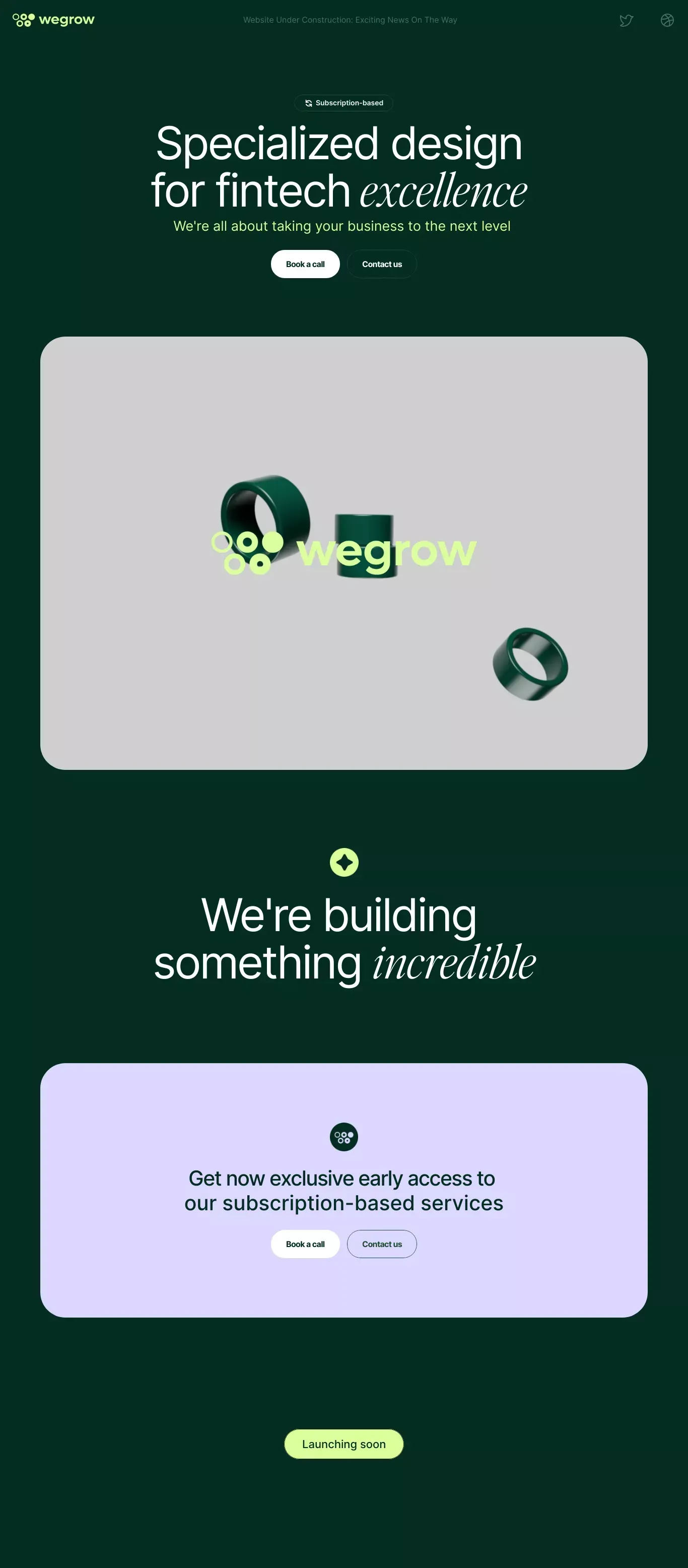 Wegrow - Portfolio design