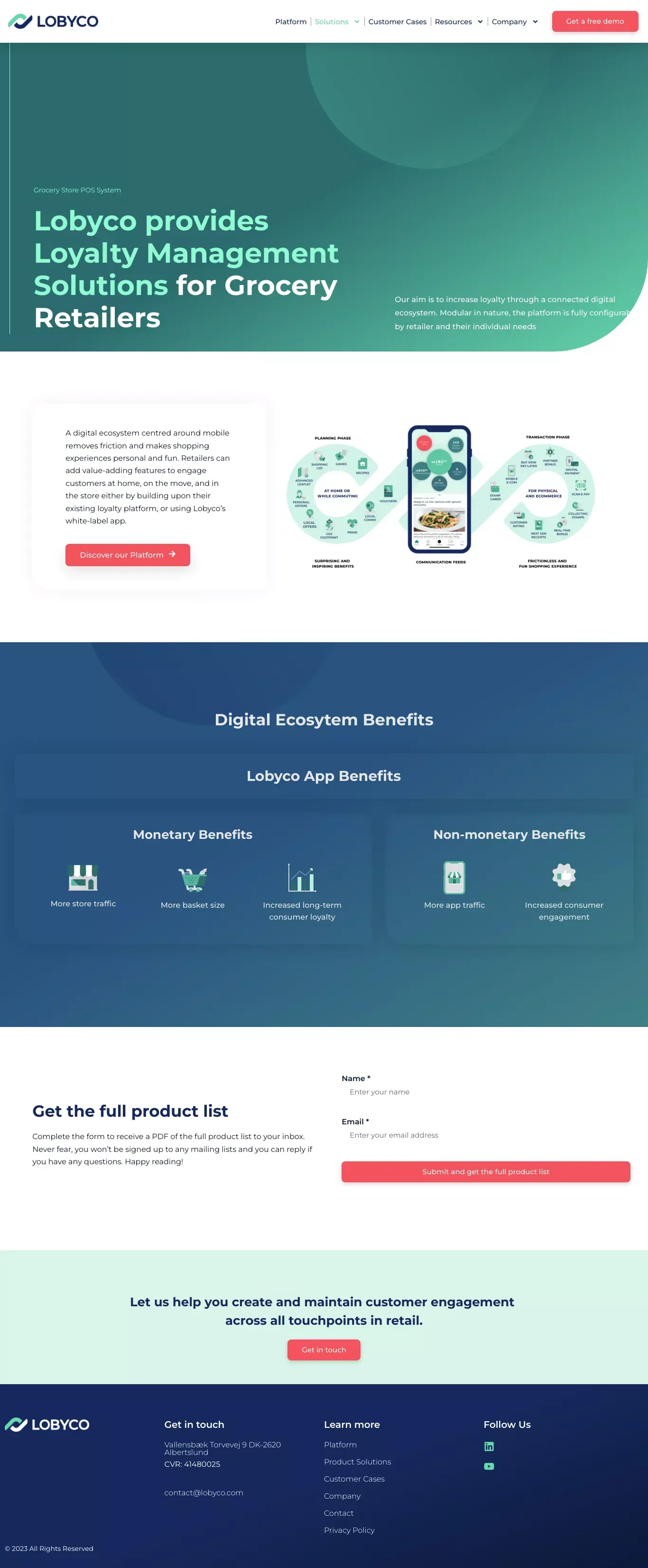 Loyalty Management Solutions - Grocery Store POS System & Software - website design
