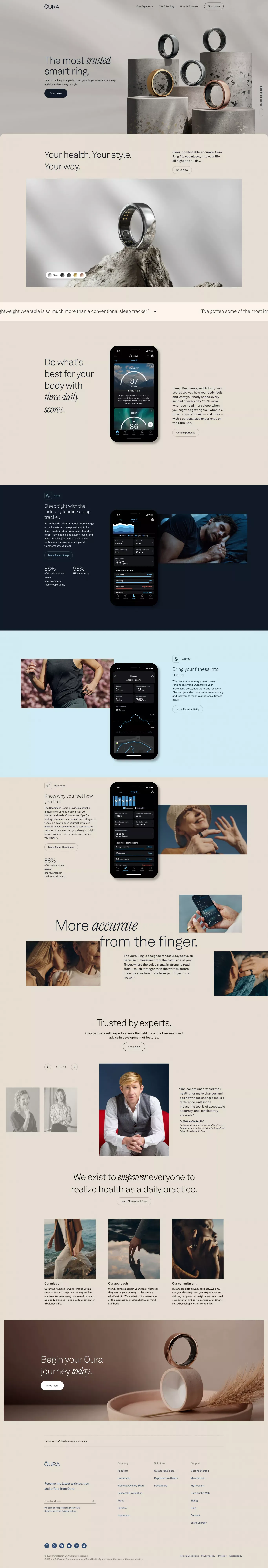 Accurate Health Information Accessible to Everyone - Landing design