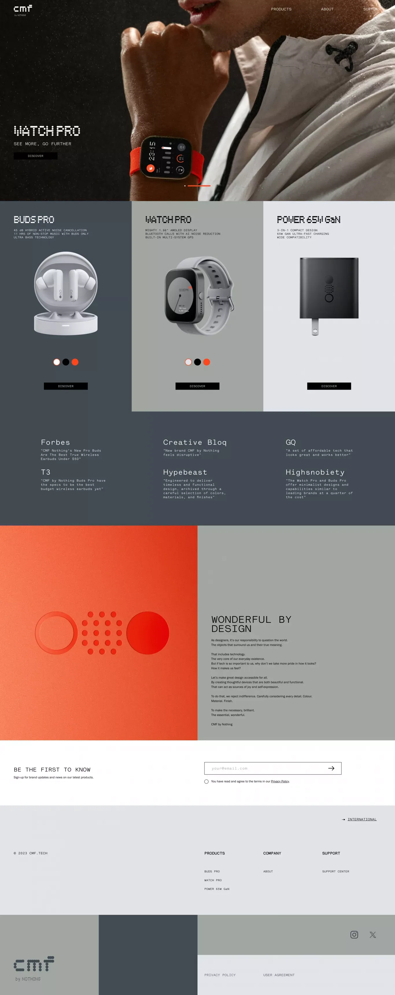 CMF by Nothing (Global) - CMF Intl - Landing design