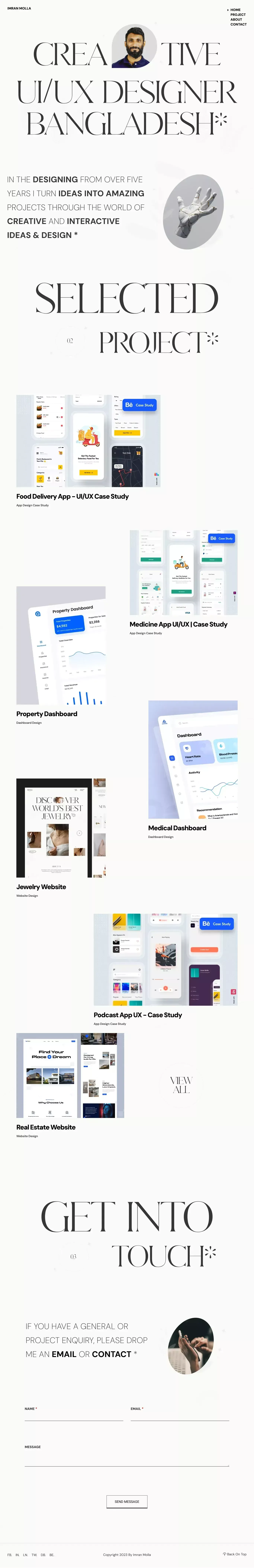 IMRAN MOLLA - Portfolio design