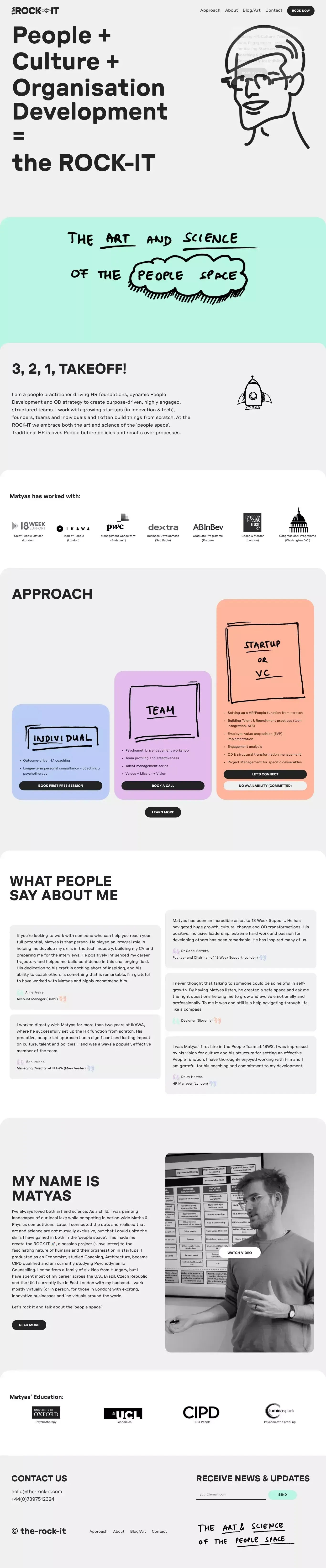 THE ROCK IT – People +  Culture +  Organisation Development - Blog design