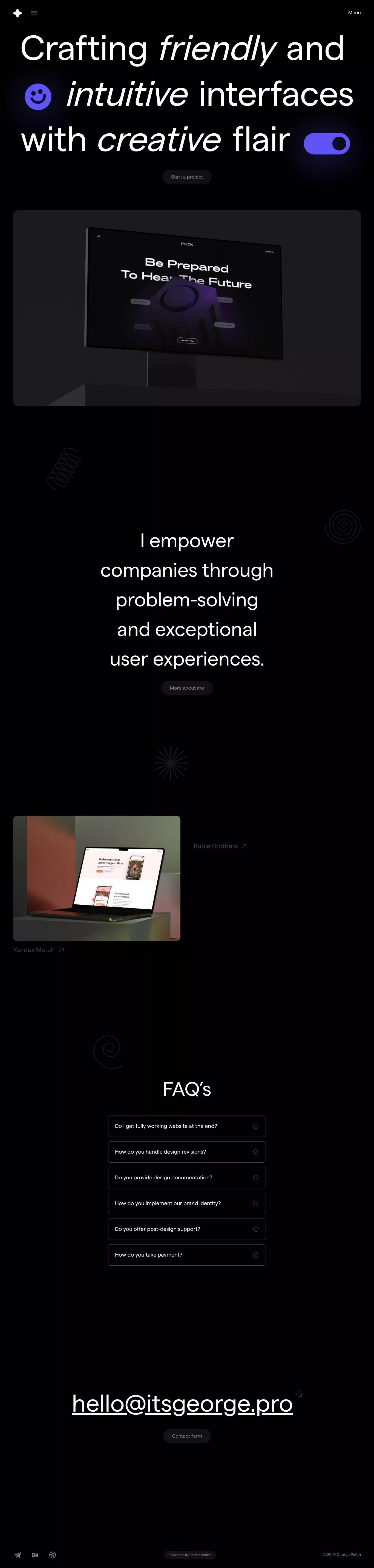 itsgeorge: Designing Exceptional User Experiences - Portfolio design