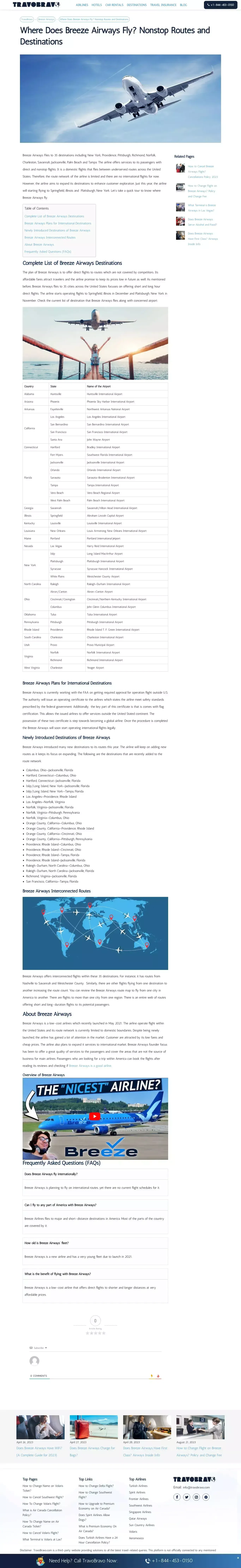 Where Does Breeze Airways Fly? New Routes & Destinations - website design