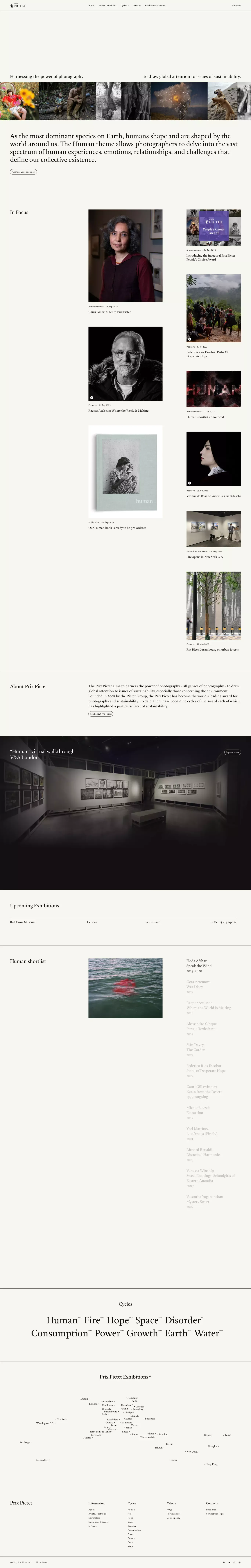 Prix Pictet | The global award for photography and sustainability - Other design