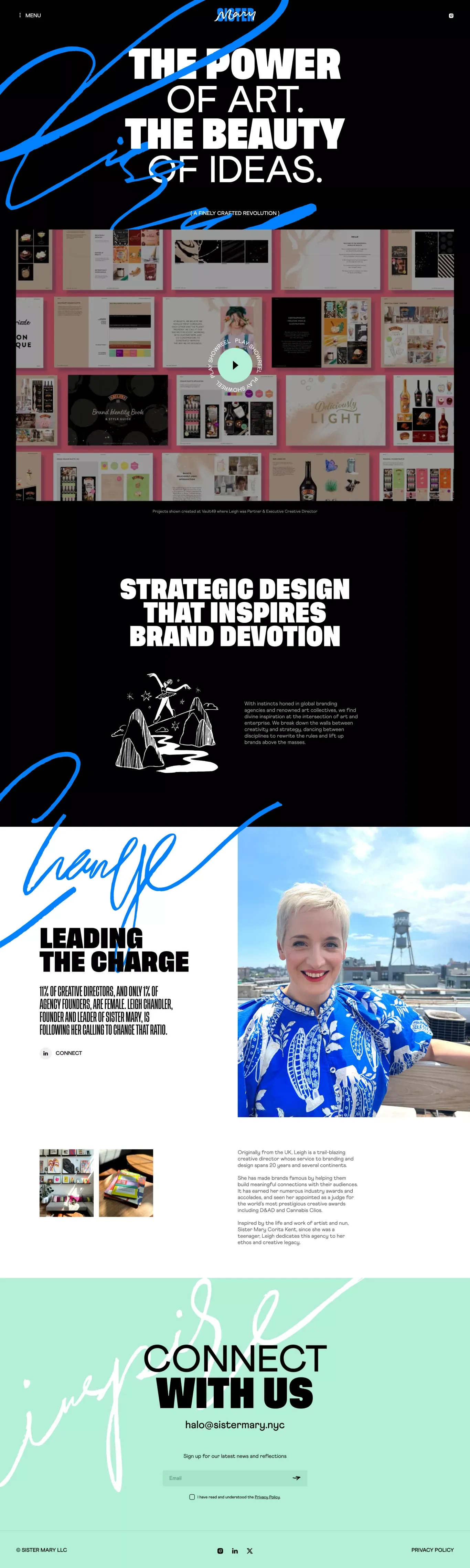 Sister Mary — Strategic design that inspires brand devotion. - Portfolio design