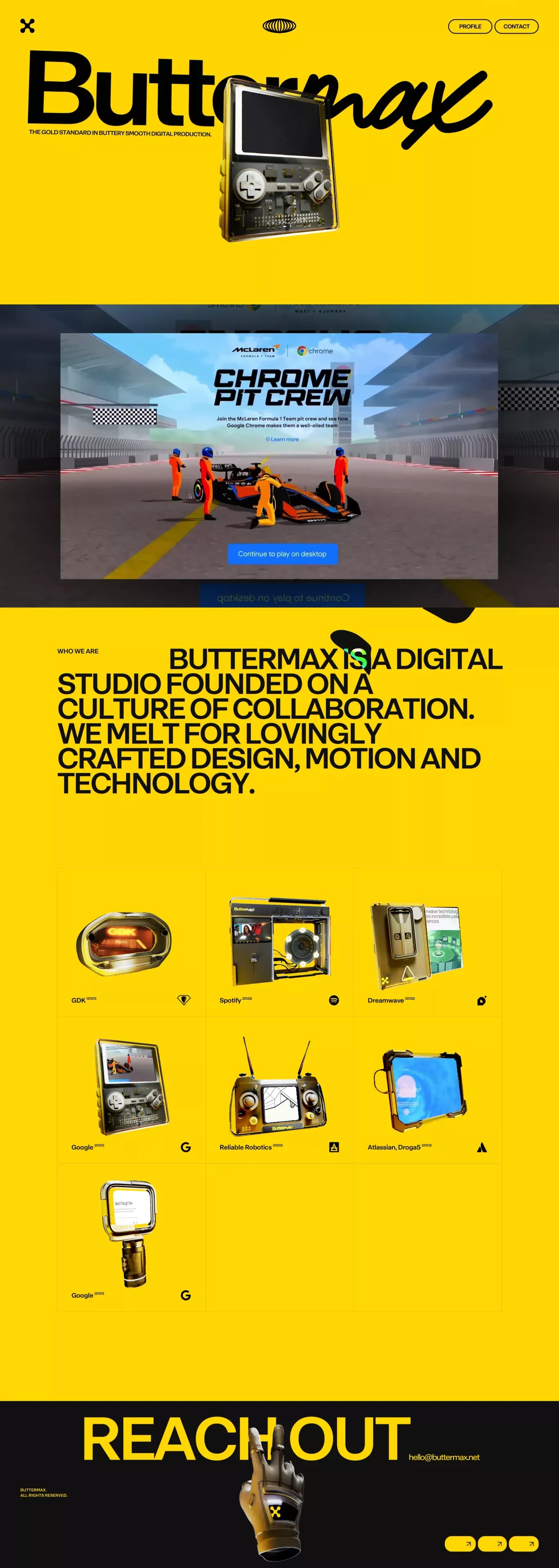 Buttermax - Portfolio design