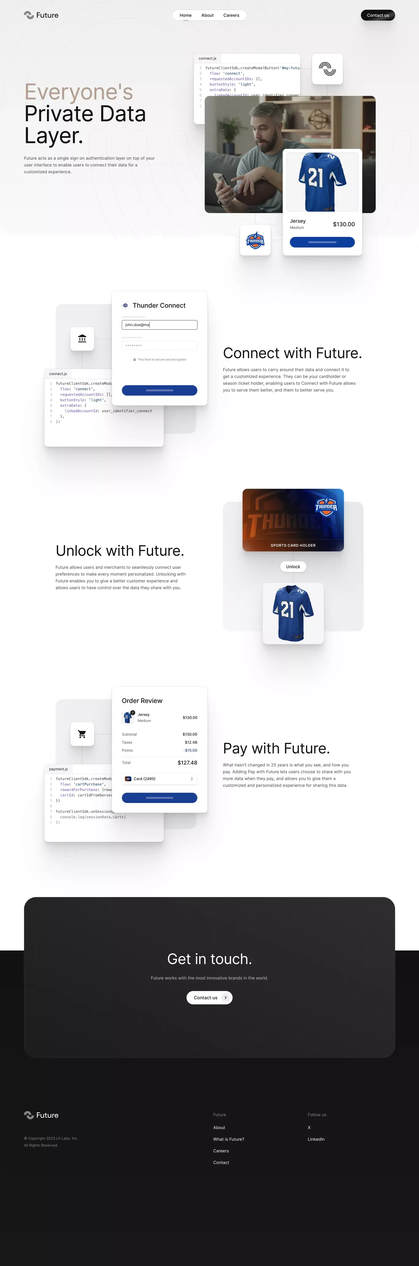 Future - Landing design