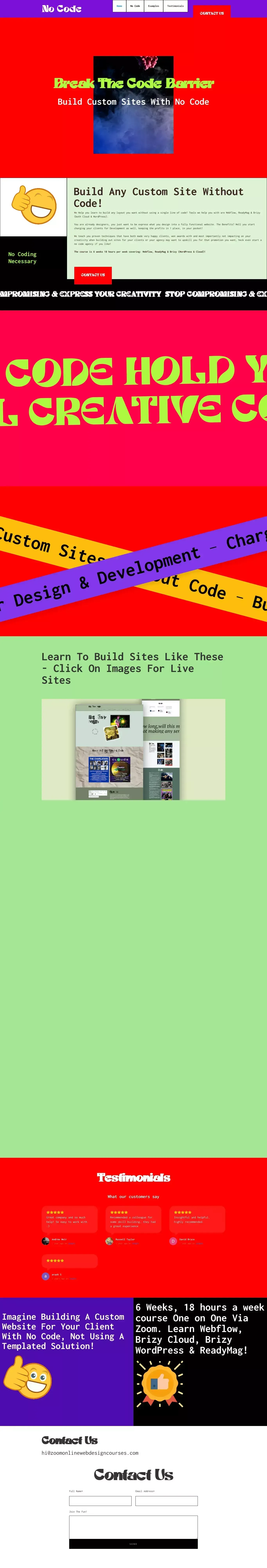 Breaking The Code Barrier - Other design