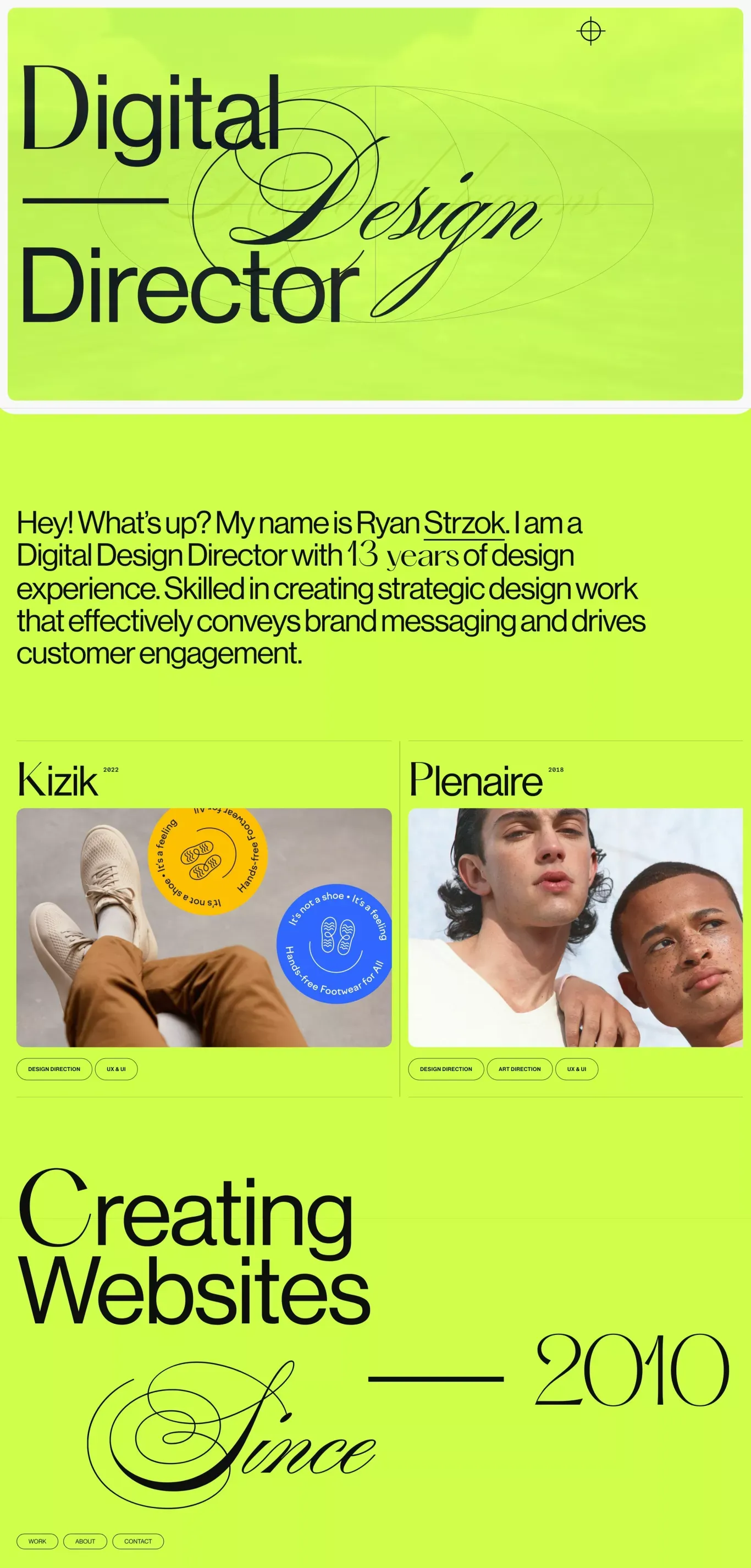 ⭐️ | Strzok - Portfolio design