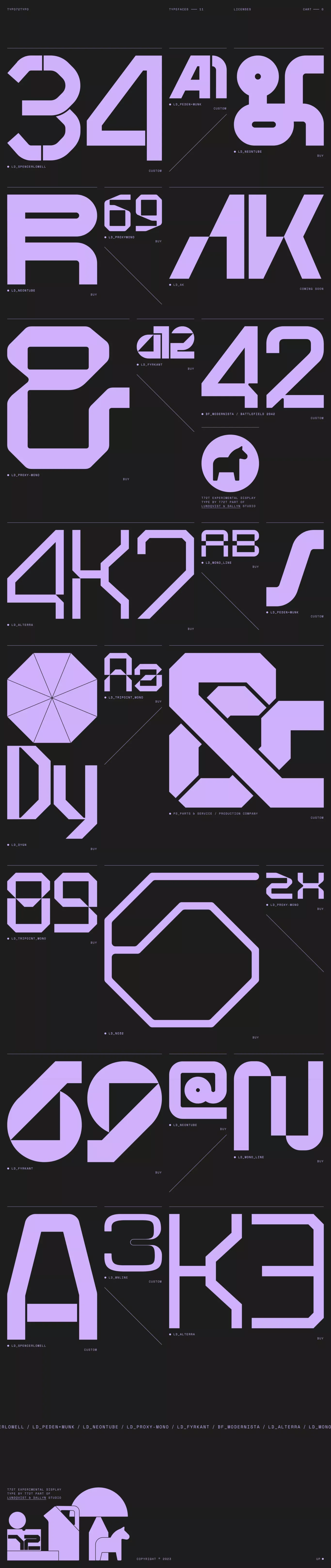 Experimental Display Type — TYPO72TYPO - Other design