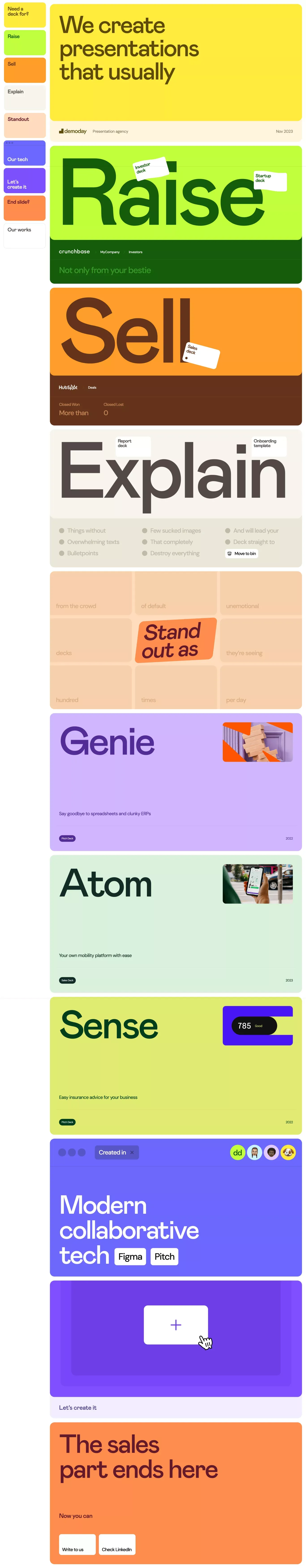 demoday - We create presentations - Portfolio design