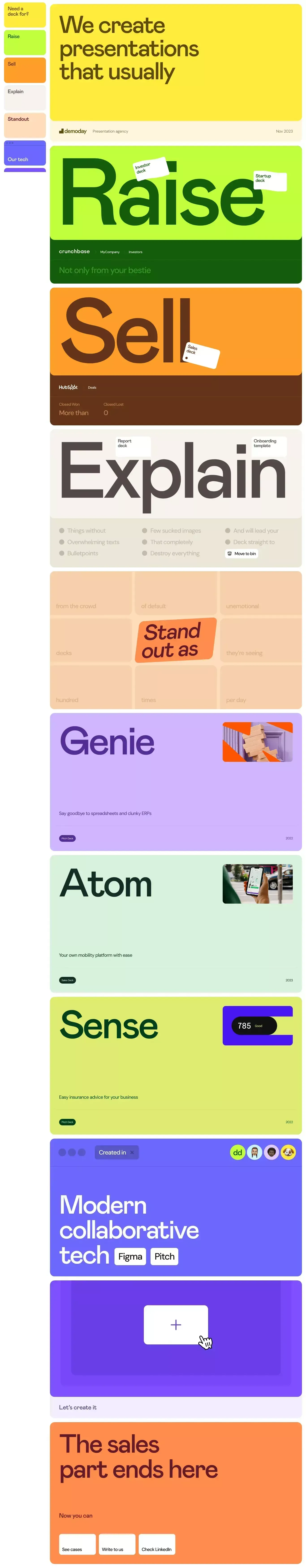 demoday - We create presentations - website design