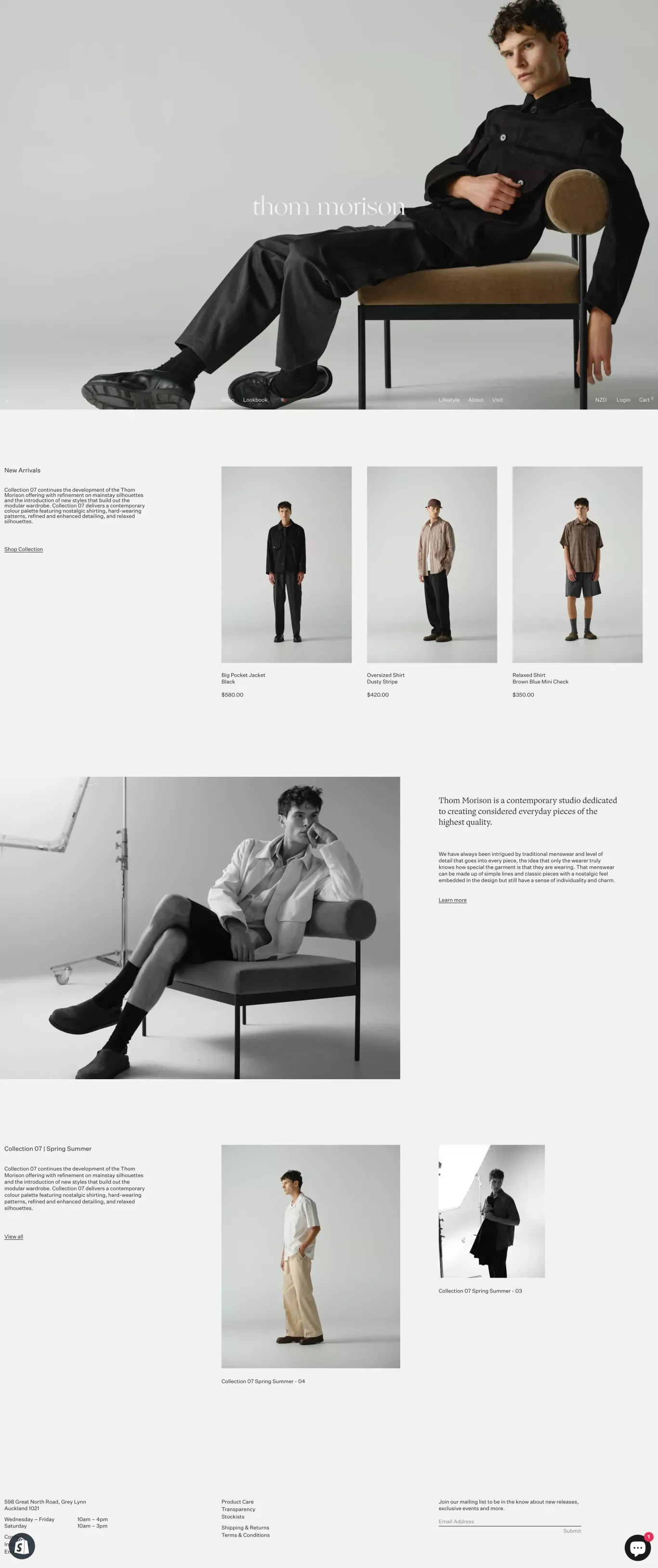 Thom Morison - Thom Morison - Ecommerce design
