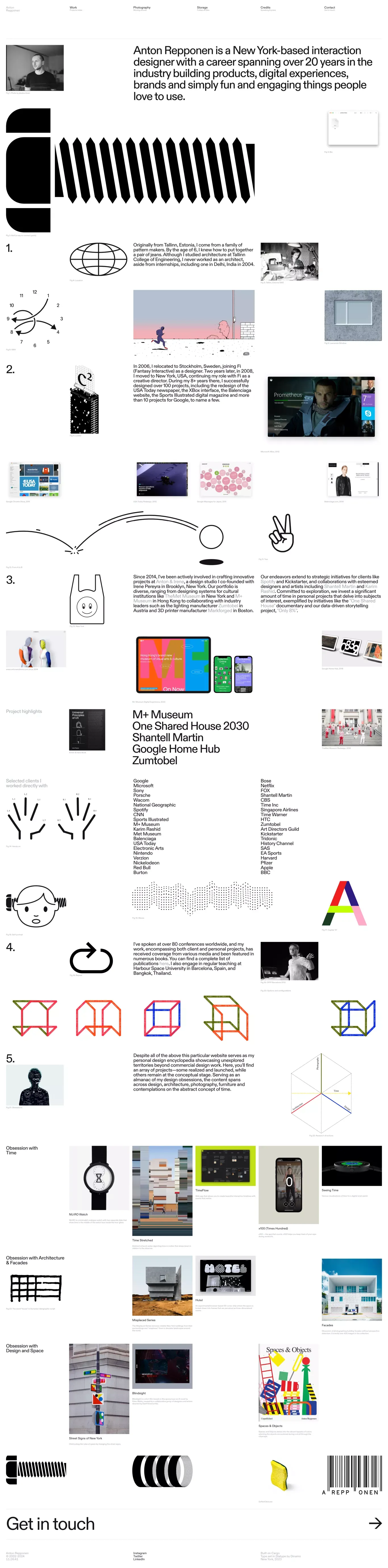 Anton Repponen - Portfolio design