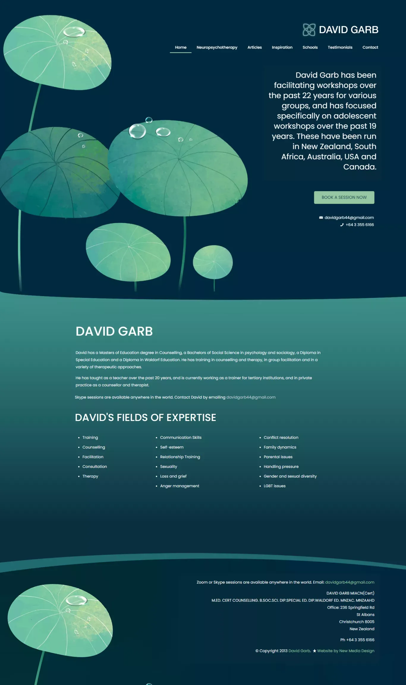 David Garb - Landing design
