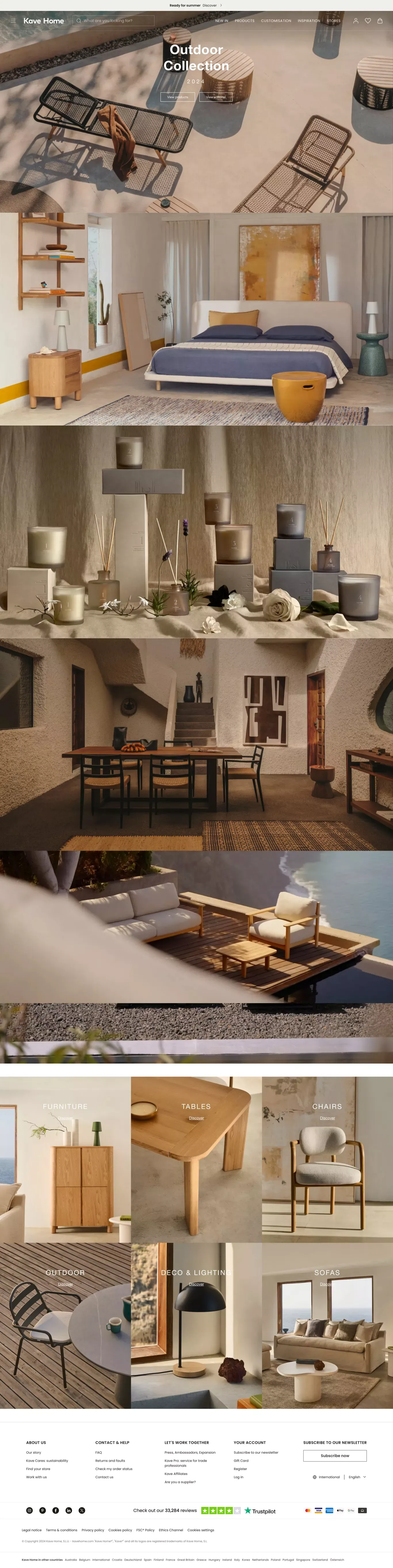 Kave Home® - Ecommerce design